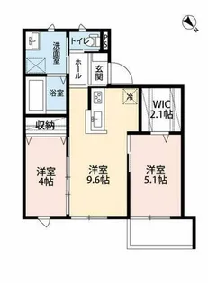 ハイグリーム【3階】の間取り