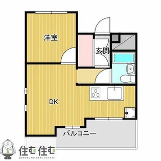 ソレイユ豊田【702号室】の間取り
