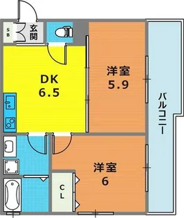 プラーフ8【301号室】の間取り