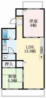 ソレイユヤグラ【1階】の間取り