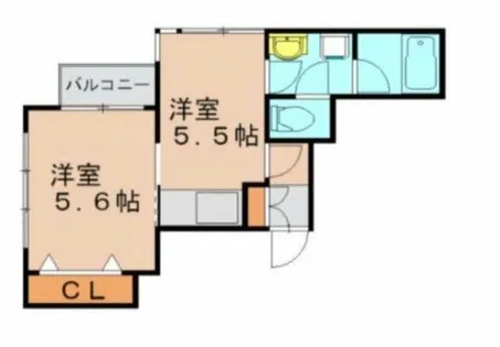 ORIENT BLD NO59TWINS【11階】の間取り