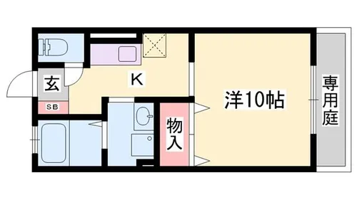 ルミエール A棟【106号室】の間取り