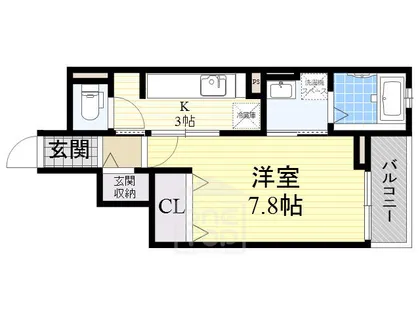 クリアネスコート【3階】の間取り