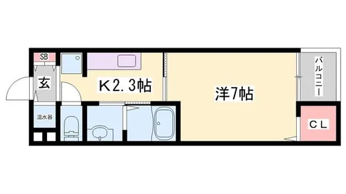 コレクトライル【203号室】の間取り