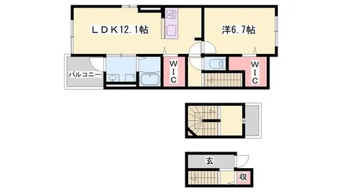 スタービレ3【303号室】の間取り