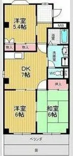 エスポワールOH72【1階】の間取り