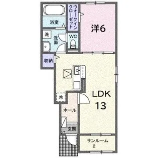 セントレジデンス2【104号室】の間取り