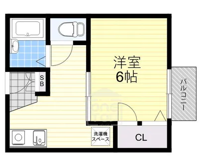 入江ハイツ4【2階】の間取り