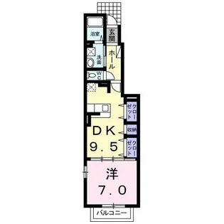 ステラート大塚 A【1階】の間取り