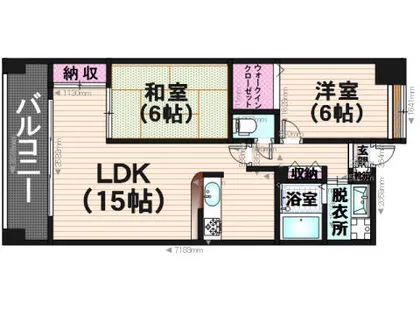 オーパスワン【7階】の間取り