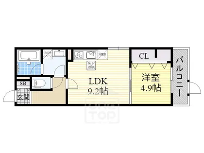 ツーブリッジ【2階】の間取り