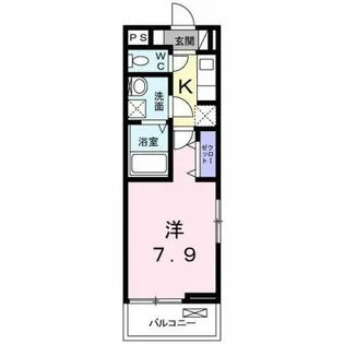 メゾンド・ローズ【2階】の間取り
