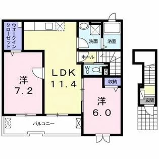 エテルノ【2階】の間取り