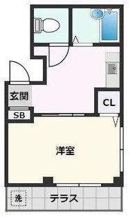フェイズリヴァ【1階】の間取り
