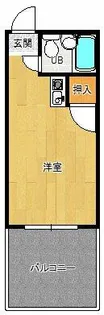 パティ下山口【105号室】の間取り