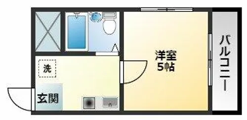 ジェイズアベニュー【201号室】の間取り