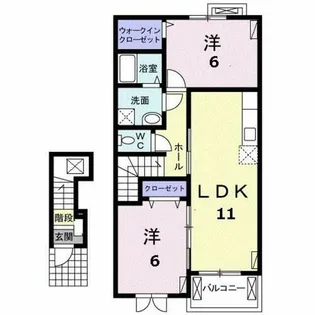 フレイズ Ⅰ【2階】の間取り