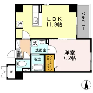 シエロ アズール【2階】の間取り