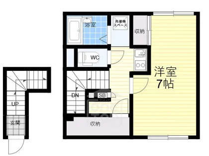 レオネクスト一津屋【1階】の間取り
