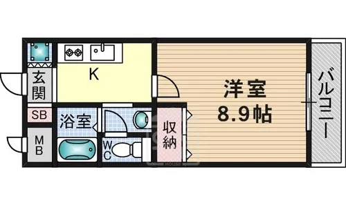 ソレイユ【3階】の間取り