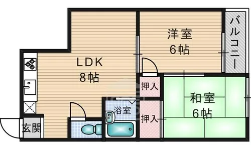 リバーライフ三島【3階】の間取り