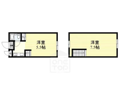 グレースコーポ2【2階】の間取り
