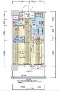 大阪府大阪市東成区東今里2丁目【マンション】の間取り