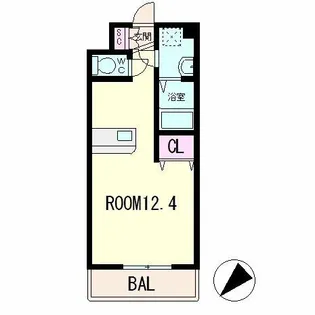 ヴェル・ベルヴィ【1階】の間取り