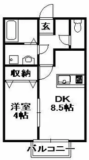 アネックスコートA棟【2階】の間取り
