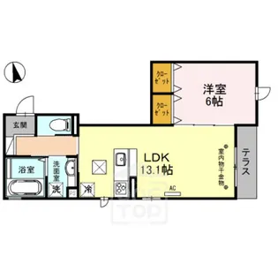sophia court桜町【2階】の間取り