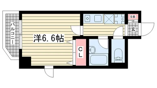 マンションマイウェイ【402号室】の間取り