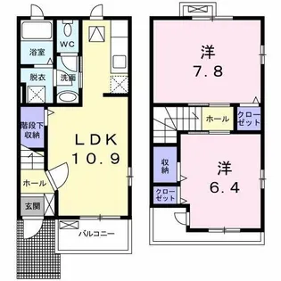 プリマヴェーラ【1階】の間取り
