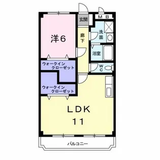 サウスワード【1階】の間取り