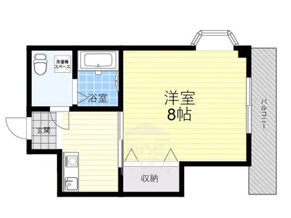 第9薩摩マンション【2階】の間取り