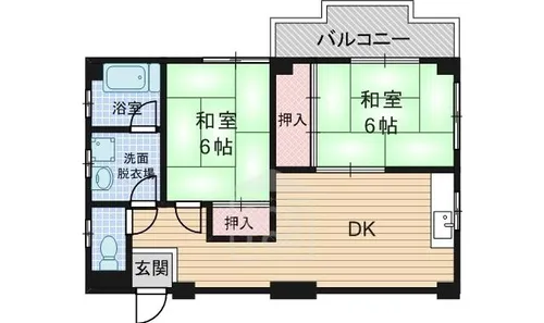 グリーンハイツ【3階】の間取り