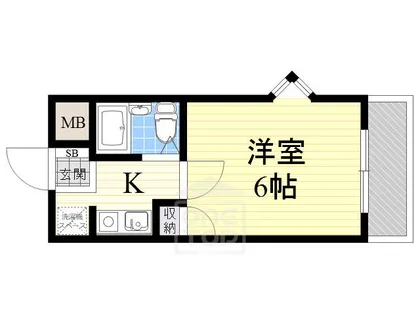 土室マンション【3階】の間取り