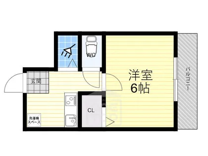 ナンノ第12号館【3階】の間取り