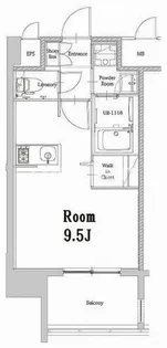 エンクレストベイ天神EAST【11階】の間取り