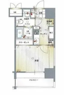エンクレスト香椎【8階】の間取り