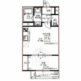 アート茨木【1階】の間取り