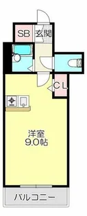 IVY FLAT【3階】の間取り