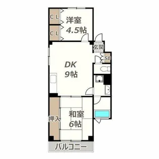 マンション壬生(みぶ)【203号室】の間取り