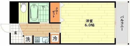 トーリエユタカ【5階】の間取り