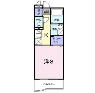 ソレイユ【2階】の間取り