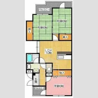 マンションアメニティpart2【4階】の間取り