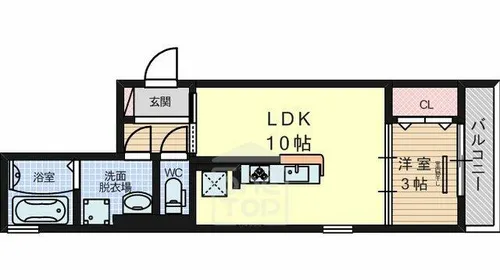 アロッジオヒカリ大手町【3階】の間取り