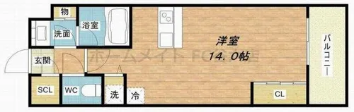 ヴェルテックス【2階】の間取り