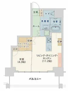 栄タワーヒルズ【12階】の間取り