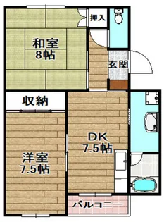サンライズ栄【3階】の間取り