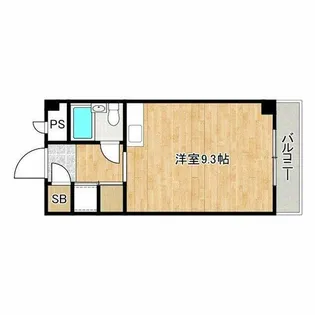 南海ハイツ【6階】の間取り